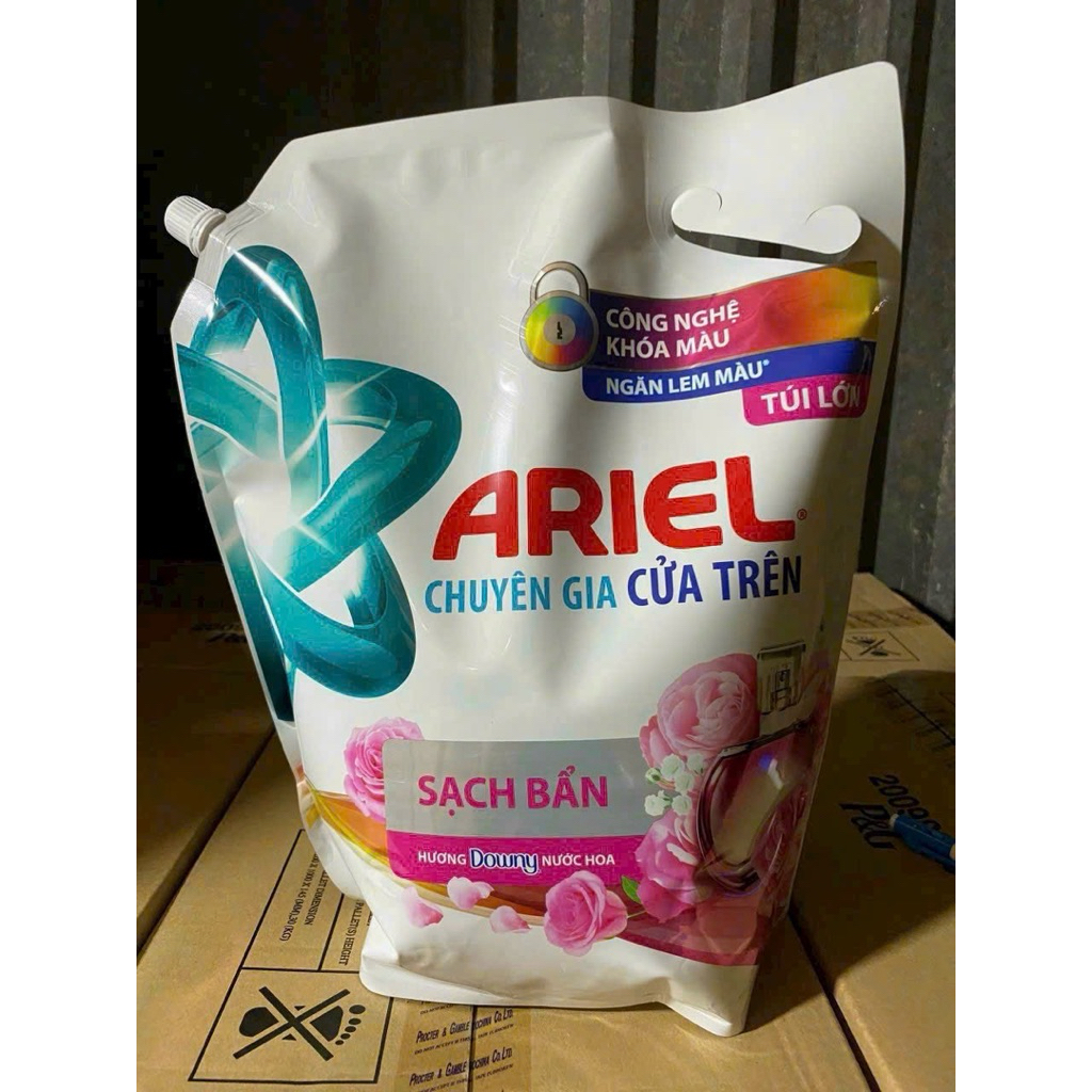 Nước Giặt Ariel Cửa Trước / Cửa Trên 2 Loại Hương Downy - Hàng Chính Hãng