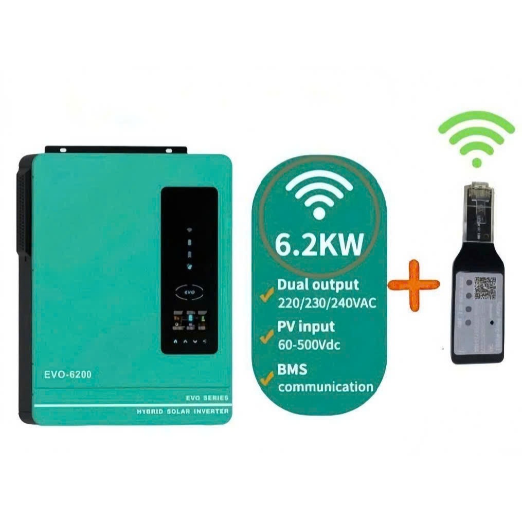 Biến Tần Năng Lượng Mặt Trời EVO 6200W 48V, AN-SCI-EVO 6200 Wifi