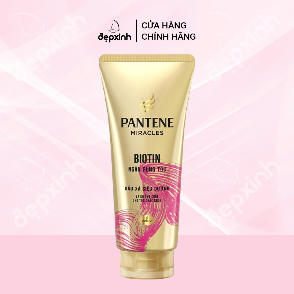 Dầu xả 3 phút diệu kỳ ngăn rụng tóc Pantene 3 Minute Miracle Biotin 300ml