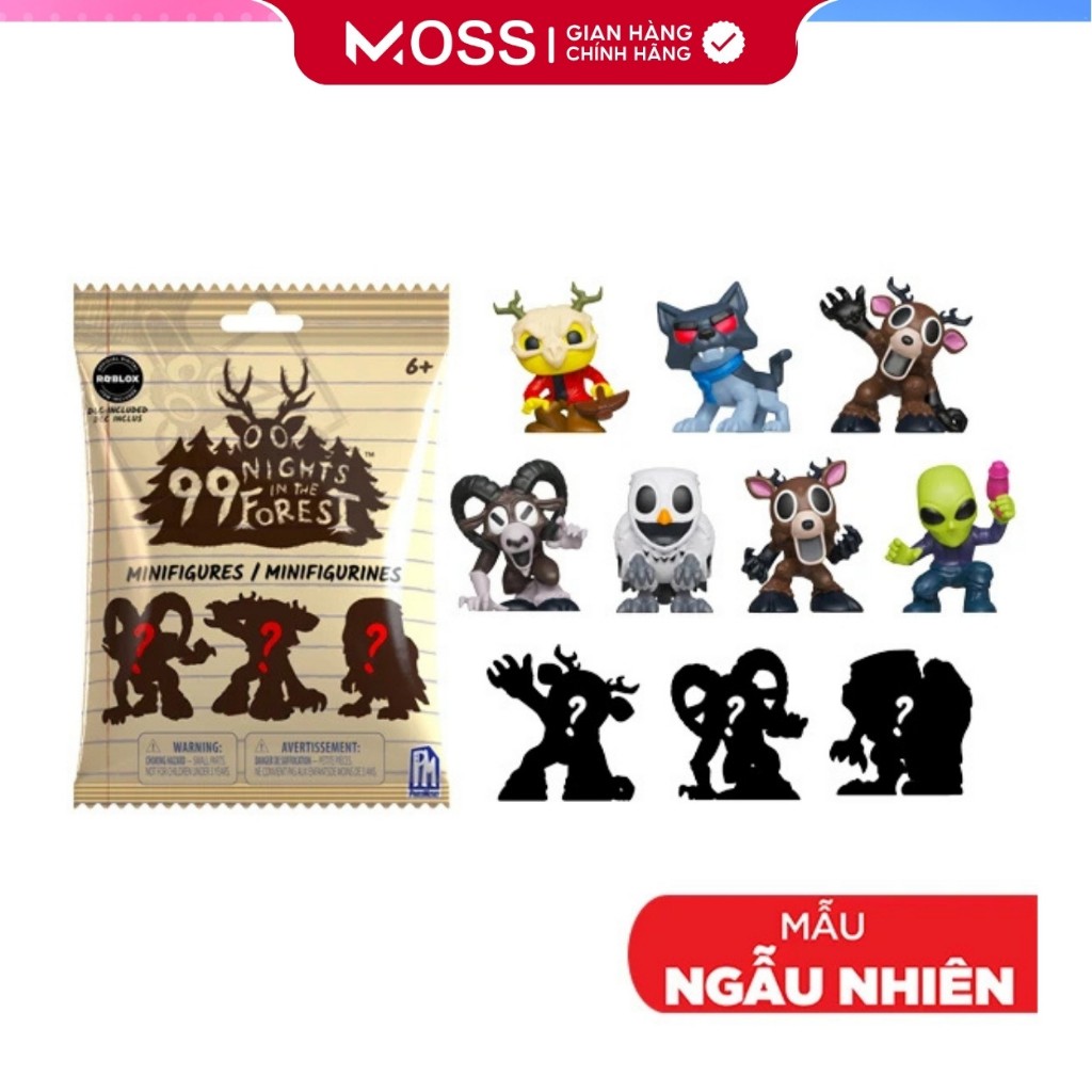 [99NITF] Roblox Mô hình MOSS Blindbox 99 NIGHTS IN THE FOREST Bí Ẩn - 8935337544861
