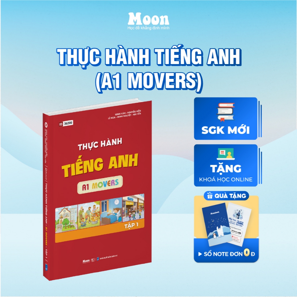 Sách Tiếng Anh - sách Thực Hành Tiếng Anh A1 Movers