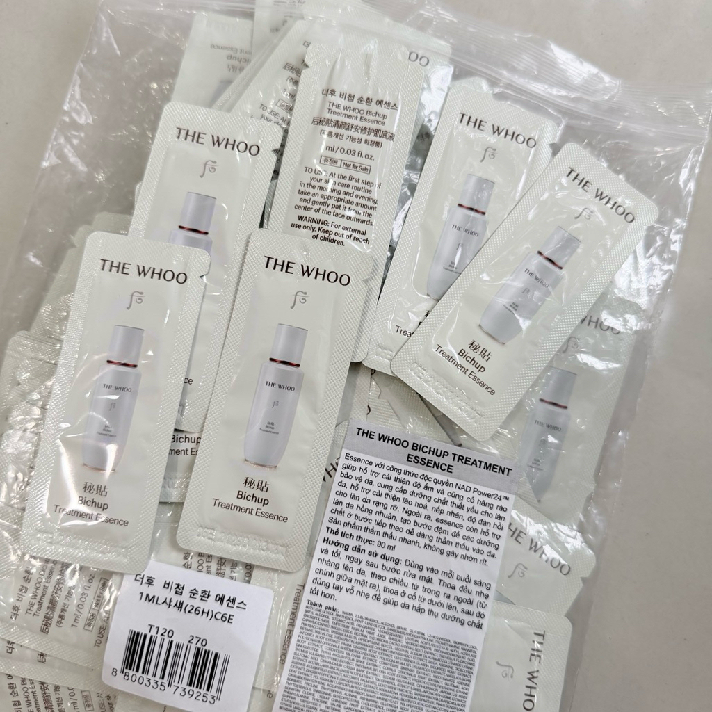 COMBO 120 GÓI TIỀN TINH CHẤT BICHUP - THE WHOO BICHUP TREATMENT ESSENCE