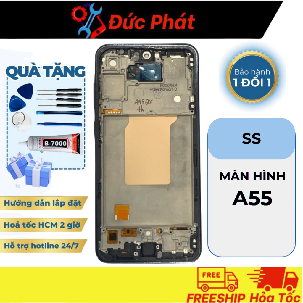 Màn Hình Thay Thế SS A55 QX (TẶNG BỘ SỬA VÀ KEO)