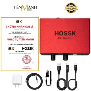 Box Livestream Stereo HOSSK K5 - PK Đàm Thoại 2 Chiều Vừa Hát Live Stream Vừa Sạc Soundcard Âm Thanh