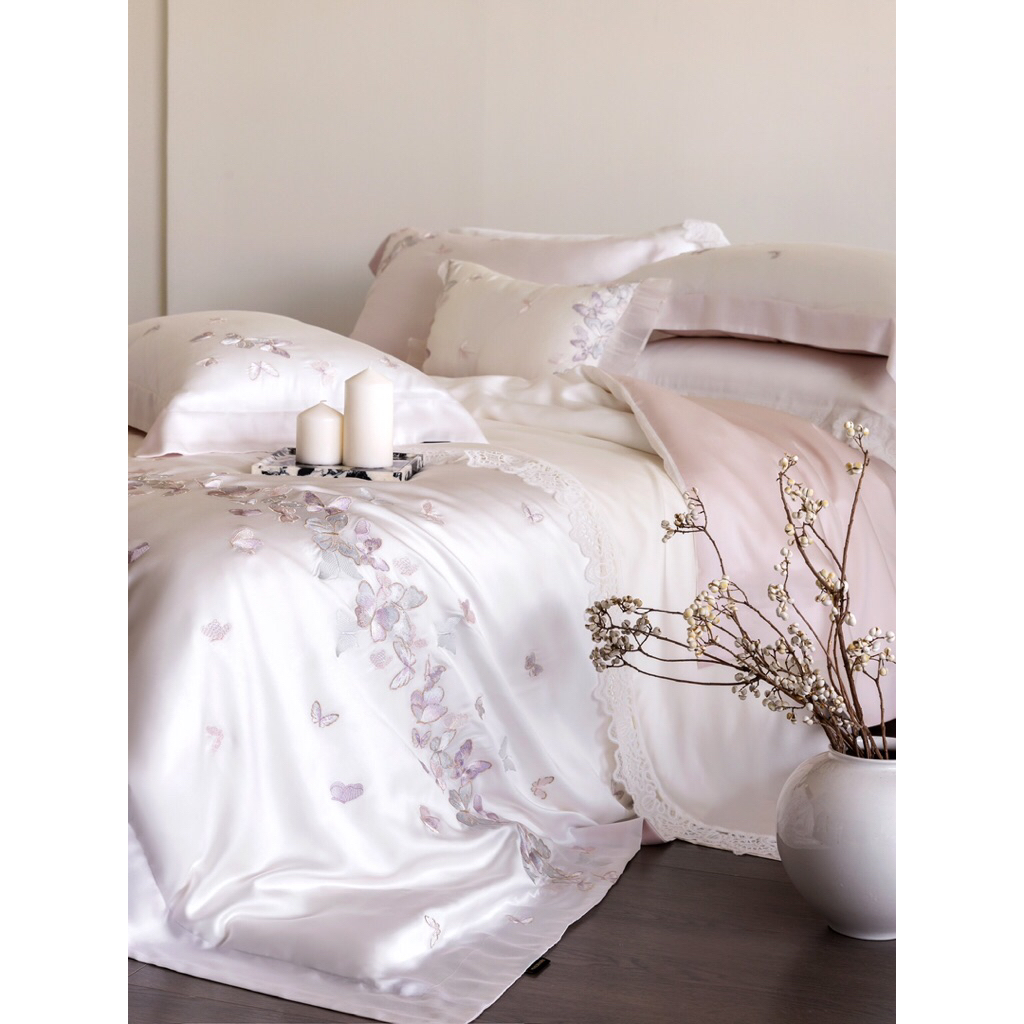 Vân su shop- Chăn ga gối tencel House Beauty Butterfly