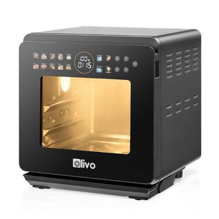 [CHÍNH HÃNG] Nồi Chiên Hơi Nước OLIVO SF1600 16L OLED - 70 Chức Năng - BH 2 Năm