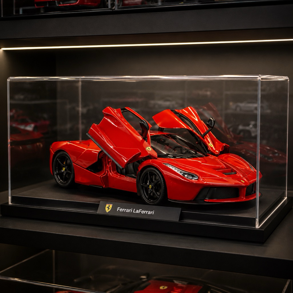 Mô hình ô tô Ferrari Laferrari Signature tỉ lệ 1:18 chất liệu hợp kim chính hãng BBRAGO