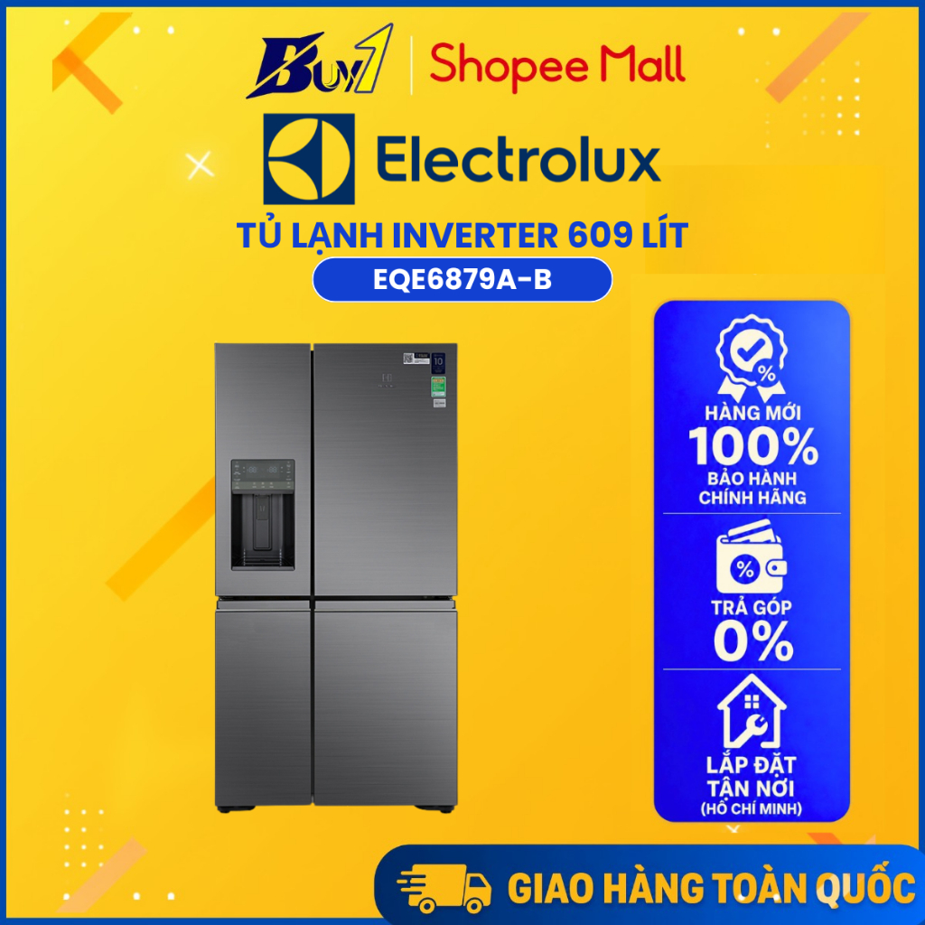 EQE6879A-B - Tủ lạnh Electrolux Inverter 609 lít EQE6879A-B - Hàng chính hãng