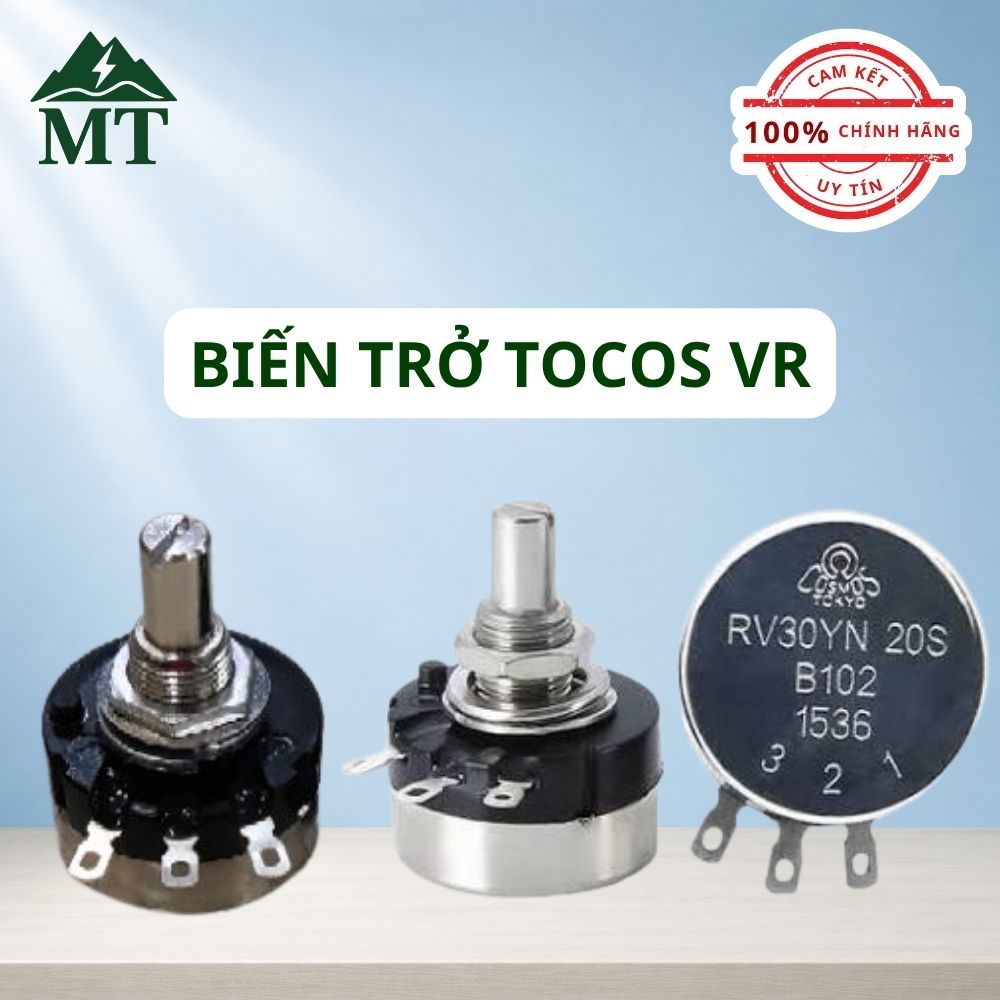Biến trở Tocos VR-1k/ 2k/ 5k/ 10k/ 20k/ 50k - Chính hãng