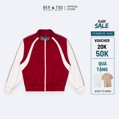 Áo khoác nam Ben & Tod RB1141 BE160 chất cottn hoạ tiết in cao cấp form Regular Boxy [Deal]