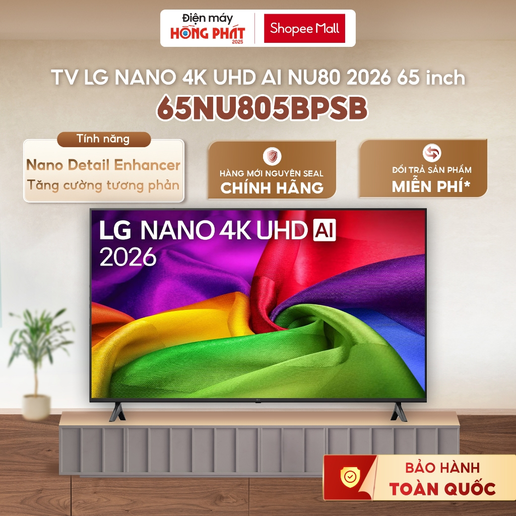 65NU805BPSB | 65UA8055PSA - Smart Tivi LG AI UHD 4K 65 Inch - TV LG AI UHD AI 65 inch [GIAO TOÀN QUỐ