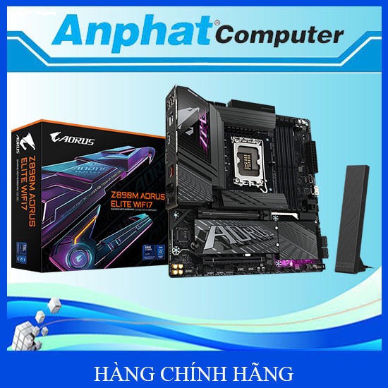 Bo Mạch Chủ Mainboard Gigabyte Z890M AORUS ELITE WIFI7 Socket LGA 1851 - Hàng Chính Hãng