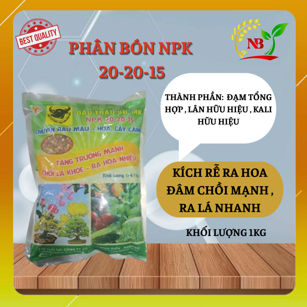 PHÂN BÓN HỮU CƠ NPK 20-20-15