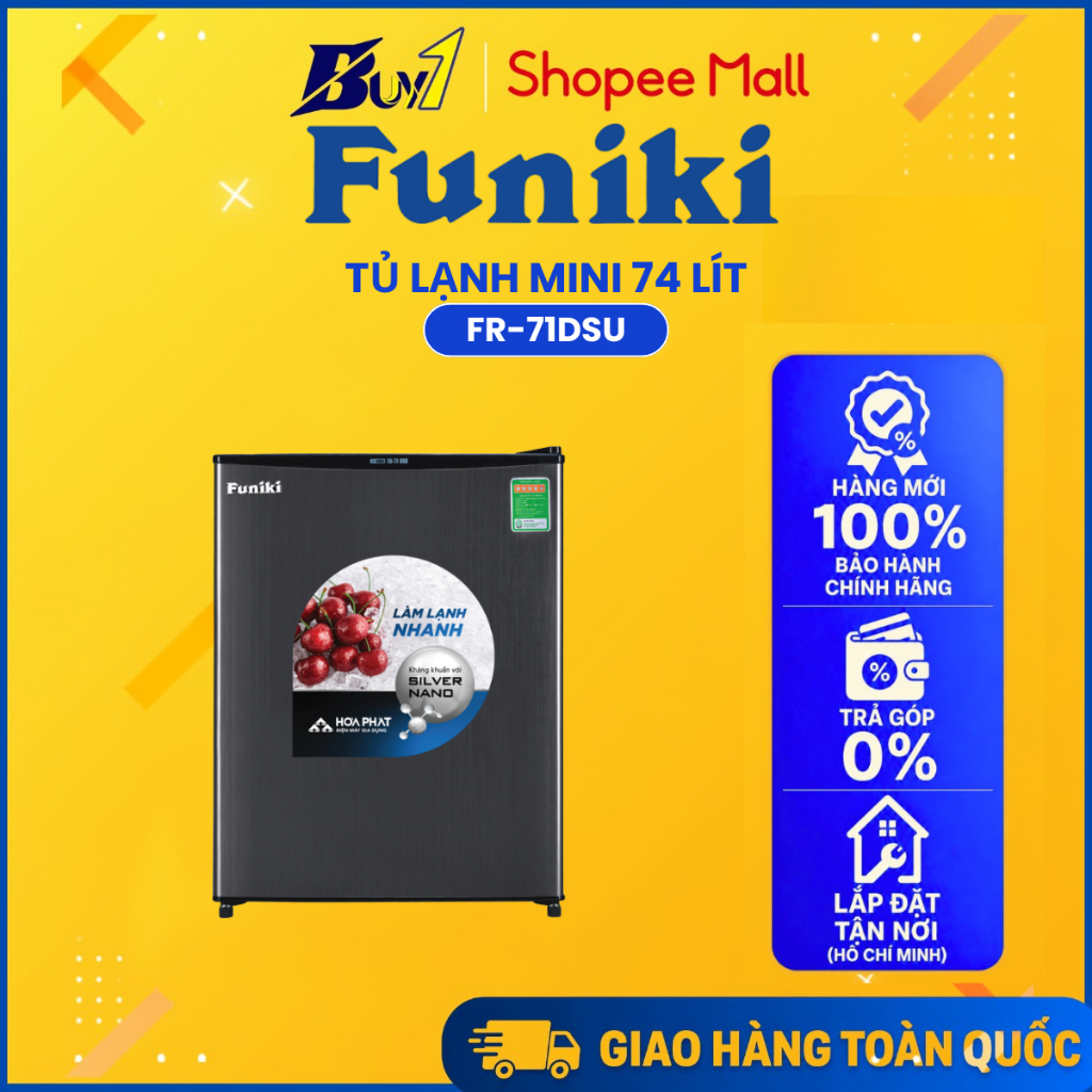 FR-71DSU - Tủ lạnh Mini 74 lít Funiki FR-71DSU - Hàng chính hãng