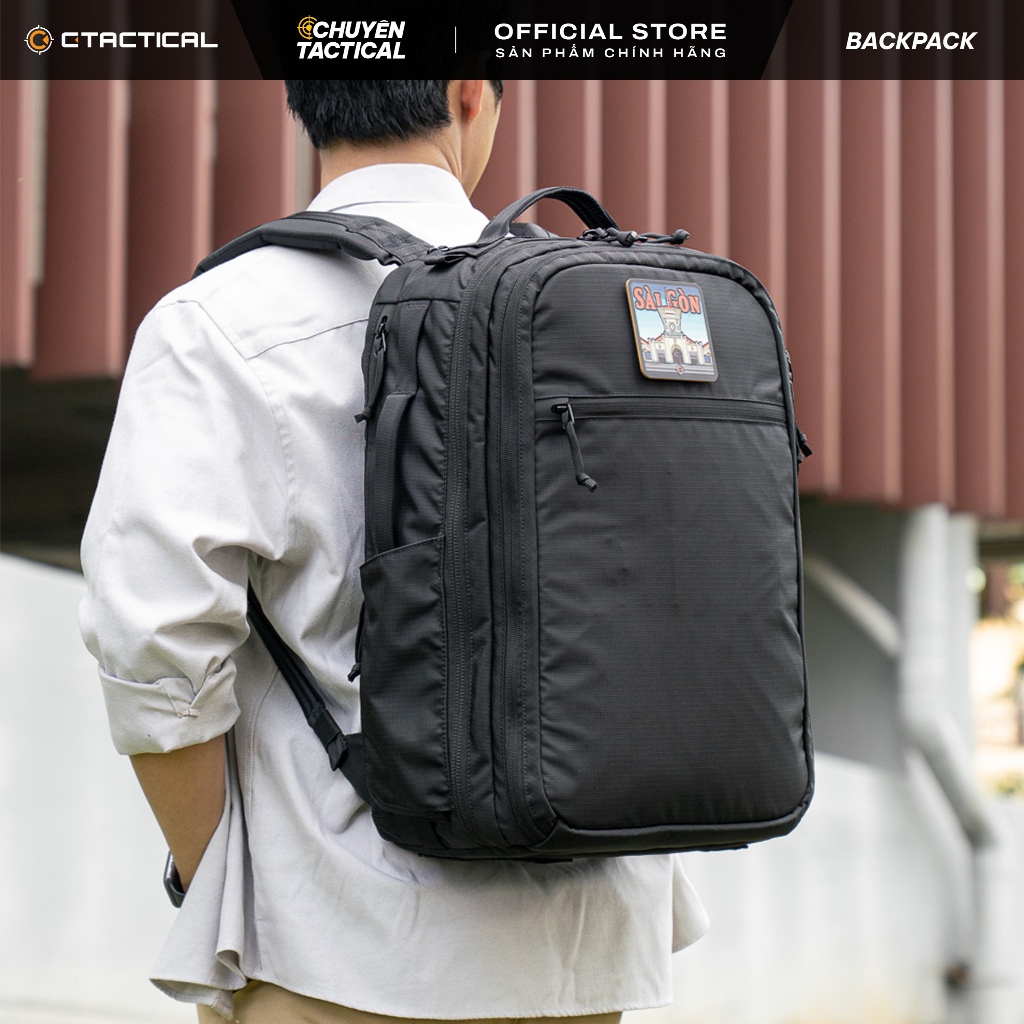Balo CT21 Plus Robic® Ripstop 420D - Balo laptop Chuyentactical - Ctactical