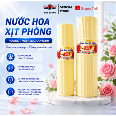 Combo 3 Chai Nước Hoa Xịt Phòng Huy Tưởng hương Cao Cấp Làm Thơm Khử Mùi Ẩm Mốc 420ml - 220ml