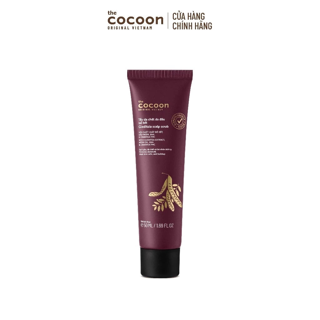 Tẩy da chết da đầu bồ kết Cocoon 200ml