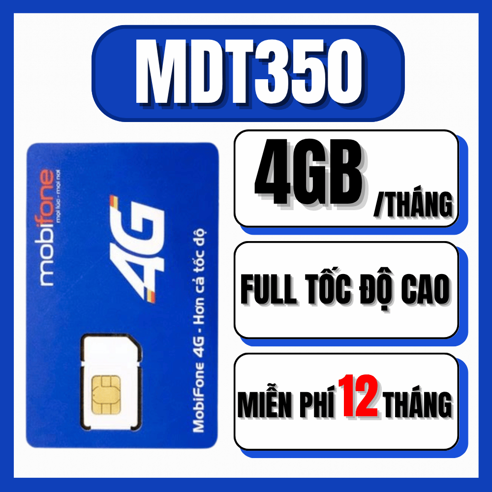 SIM MOBIFONE 4G 5G 1 NĂM CỰC HOT | MDT255 MDT350 CÓ eSIM | INTERNET MỌI NƠI CHO WIFI IPAD DCOM