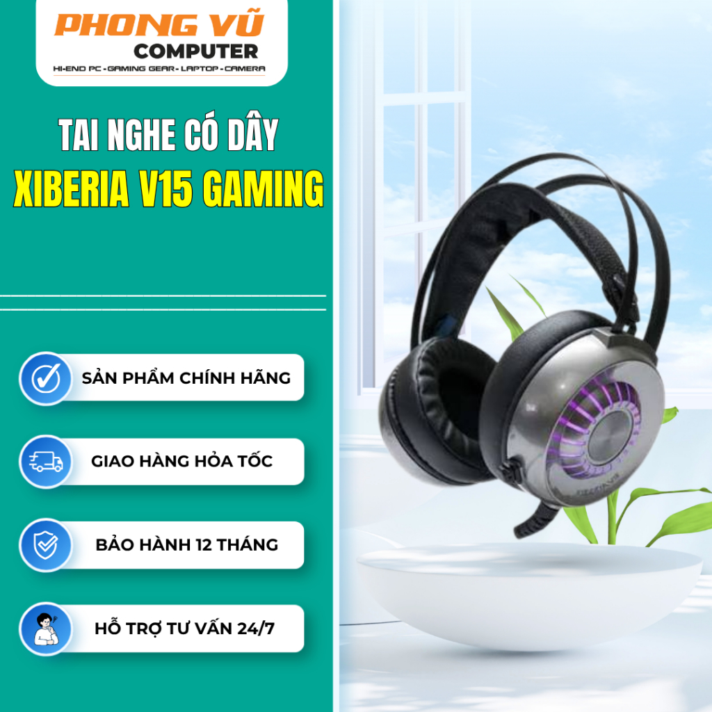 Tai nghe Gaming Xiberia V15 7.1