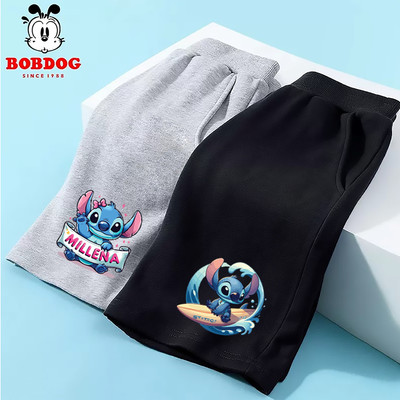 Quần đùi bé trai BOBDOG vải da cá cạp chun co dãn mềm mịn size 10-34kg cho bé