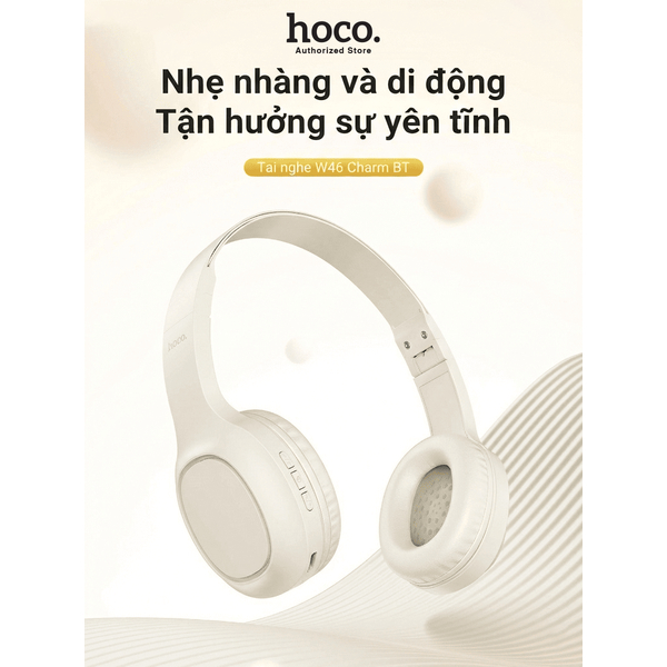 Tai nghe chụp tai gấp gọn cao cấp Hoco W46 pin trâu siêu bền - Hàng chính hãng bảo hành 12 tháng | BigBuy360 - bigbuy360.vn