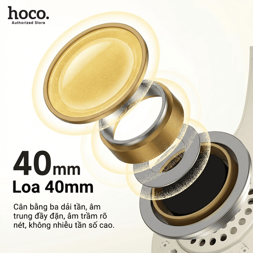 Tai nghe chụp tai gấp gọn cao cấp Hoco W46 pin trâu siêu bền - Hàng chính hãng bảo hành 12 tháng | BigBuy360 - bigbuy360.vn