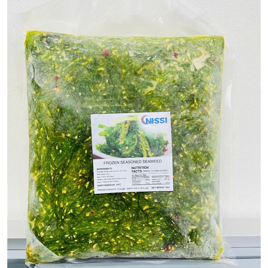 [ Date 03/28 ]  [ Hỏa Tốc HCM] Rong Biển Tươi Trộn Mè Nissi 1kg / salad rong biển trộn mè 1 kg
