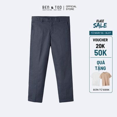 Quần Kaki Nam BEN & TOD SL2130 BC300 thời trang, sang trọng, lịch lãm, quý phái Menswear Pants Có Túi