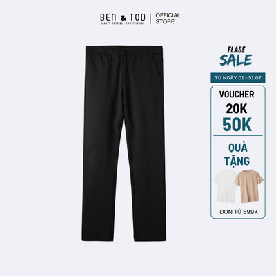 [Sale] Quần Joggers Ben & Tod RE2120 BC201 lưng thun chất cotton thoải mái thoáng mát cao cấp form Relaxed