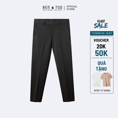 Quần tây nam Ben & Tod SL2120 BC209, cotton cao cấp nam tính Slimfit