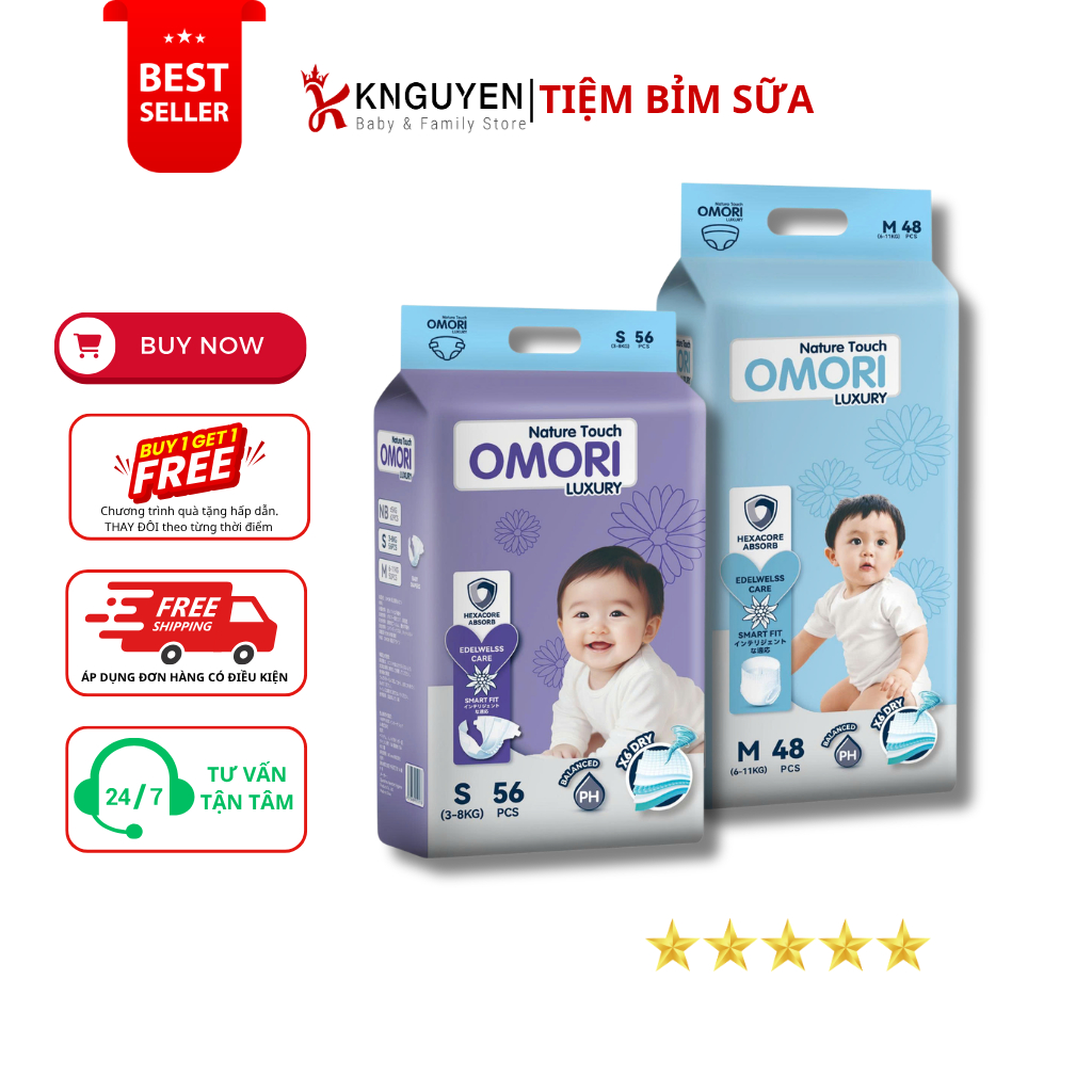Bỉm Omori Luxury
