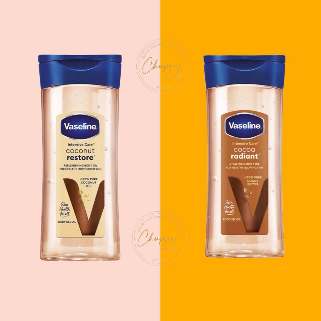 [HÀNG NHẬP ÚC BAY AIR FULL BILL] Vaseline Body Gel Oil- Gel dưỡng thể và dầu dưỡng thể Vaseline