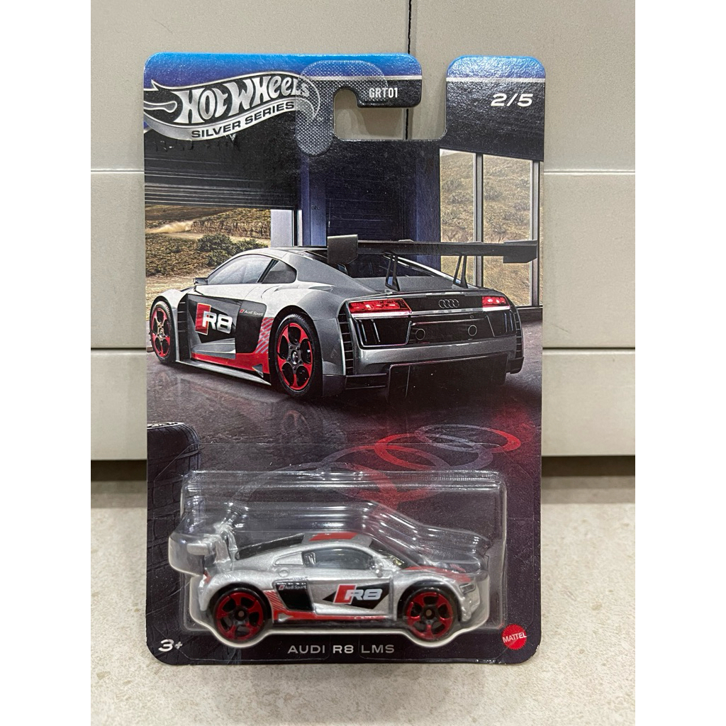 Xe mô hình đồ chơi Hotwheels 1:64 - SILVER SERIES - Audi R8 LMS