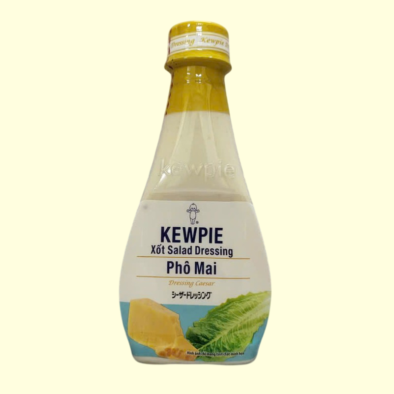 KEWPIE + chai TRẮNG 210ml + SỐT PHÔ MAI CAESAR Salad Dressing