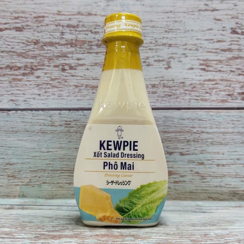 KEWPIE ++ chai TRẮNG 210ml ++ SỐT PHÔ MAI CAESAR Salad Dressing
