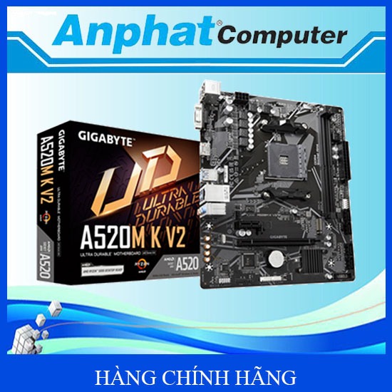 Bo Mạch Chủ Mainboard Gigabyte A520M K V2 Socket AM4 - Hàng Chính Hãng