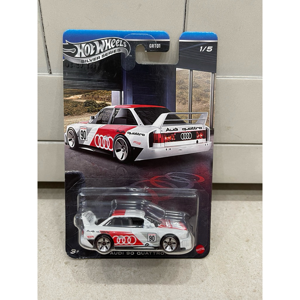 Xe mô hình đồ chơi Hotwheels 1:64 - SILVER SERIES - Audi 90 Quattro
