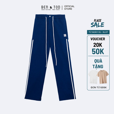 [Sael] Quần jogger nam Ben & Tod RE2111 BE155 chất liệu thun cotton cao cấp form RELAXED