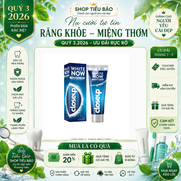 Kem Đánh Răng Closeup White Now - Tuýp 100G