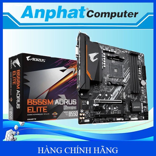 Bo Mạch Chủ Mainboard Gigabyte B550M AORUS ELITE Socket AM4 - Hàng Chính Hãng