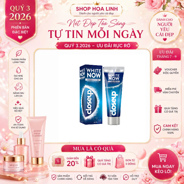 Kem Đánh Răng Closeup White Now - Tuýp 100G