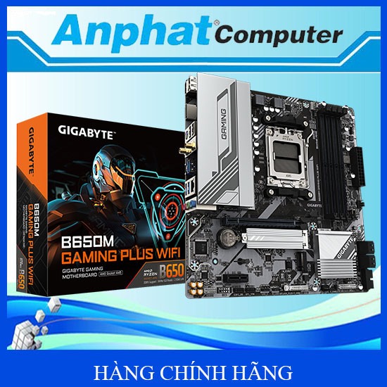 Bo Mạch Chủ Mainboard Gigabyte B650M GAMING PLUS WIFI Socket AM5 - Hàng Chính Hãng