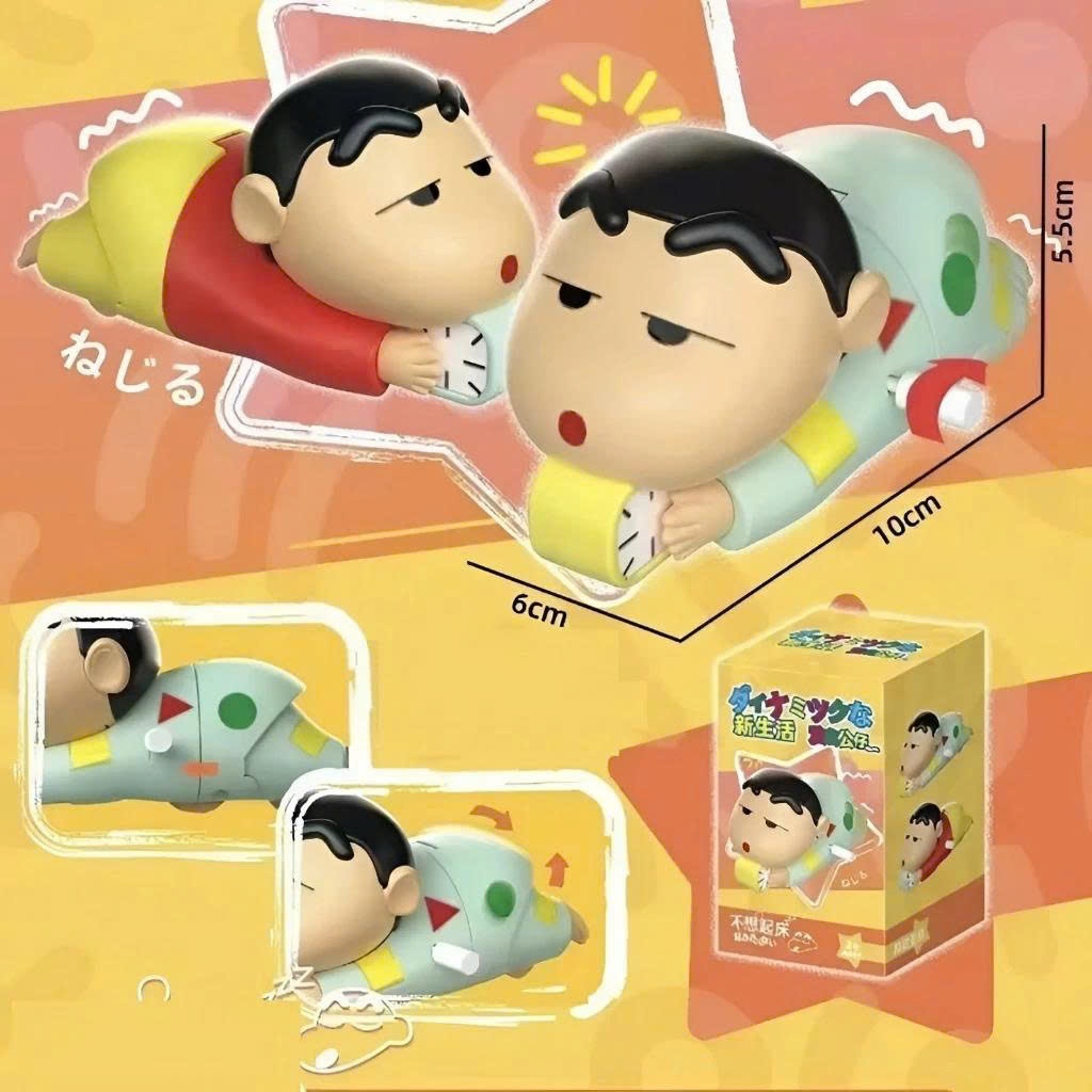 [Deal Hot] Shin Bò Vặn Cót Mặc Pijama Siêu Cute – Đồ Chơi Cậu Bé Bút Chì Shin Giá Hời Cho Bé