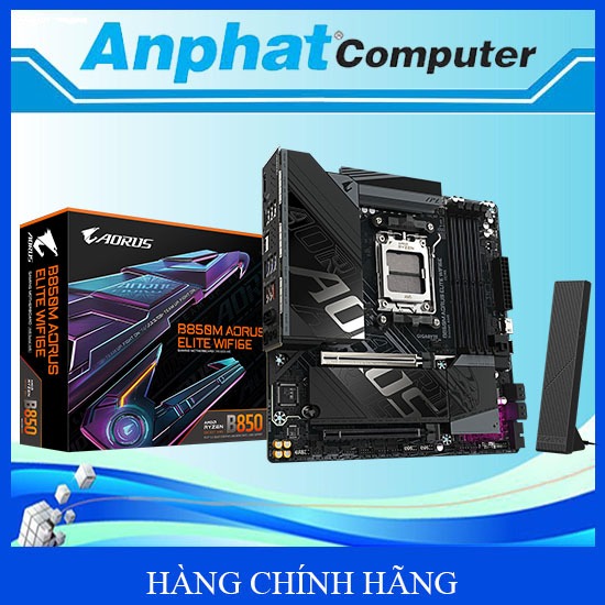 Bo Mạch Chủ Mainboard Gigabyte B850M AORUS ELITE WIFI6E Socket AM5 - Hàng Chính Hãng