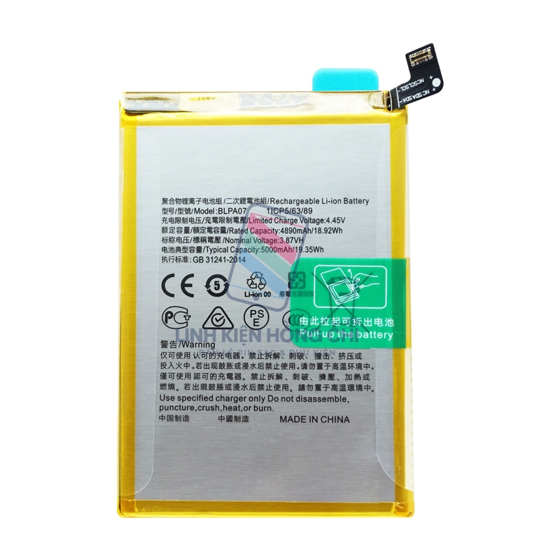 Pin điện thoại Oppo A78 4G CPH2565 Zin