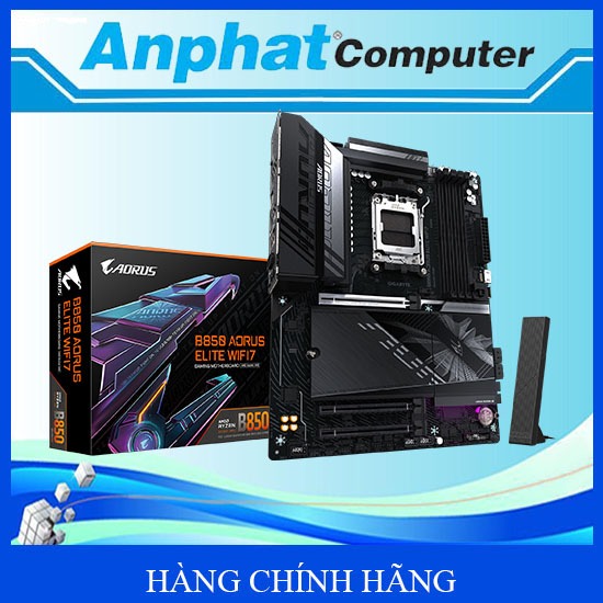 Bo Mạch Chủ Mainboard Gigabyte B850 AORUS ELITE WIFI7 Socket AM5 - Hàng Chính Hãng