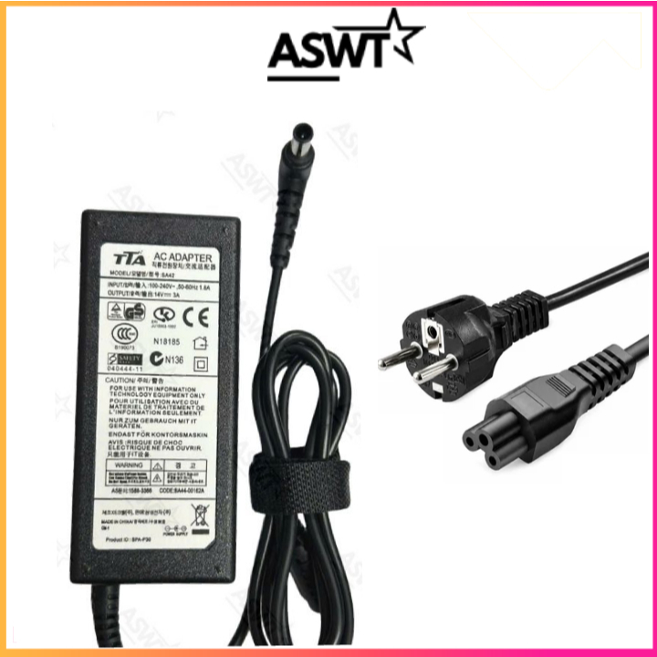 Sạc nguồn Màn hình cong Samsung 27 inch LC27F397FHEXXV 14v 2.5a - 3A TTA - FULL VAT