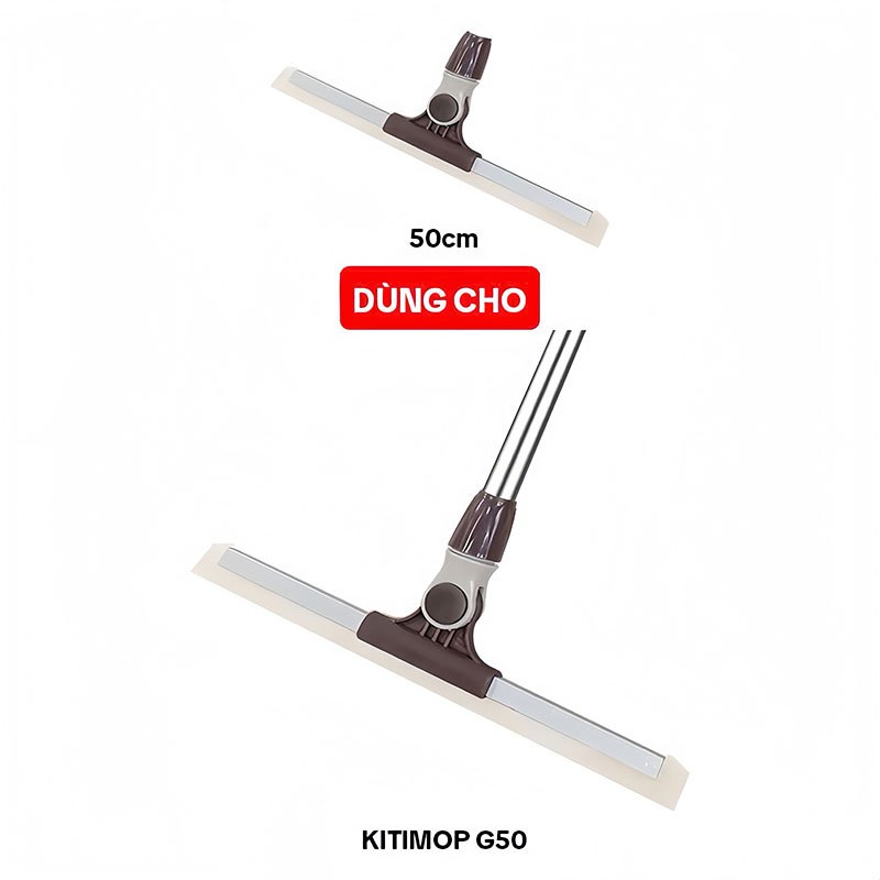 Đầu Gạt Nước Sàn Nhà KITIMOP G50-1, Phụ Kiện Thay Thế Dùng Cho Cây Gạt Nước Sàn Nhà KITIMOP G50
