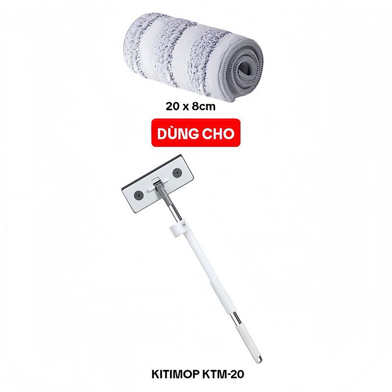 Bông Lau Thay Thế KITIMOP KTM-20-1, Dùng Cho Cây Lau Bếp Mini KITIMOP KTM-20