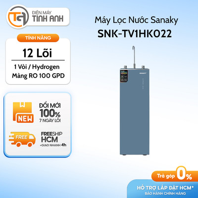 Máy Lọc Nước Sanaky Hydrogen Khoáng 12 Lõi  SNK-TV1HK022